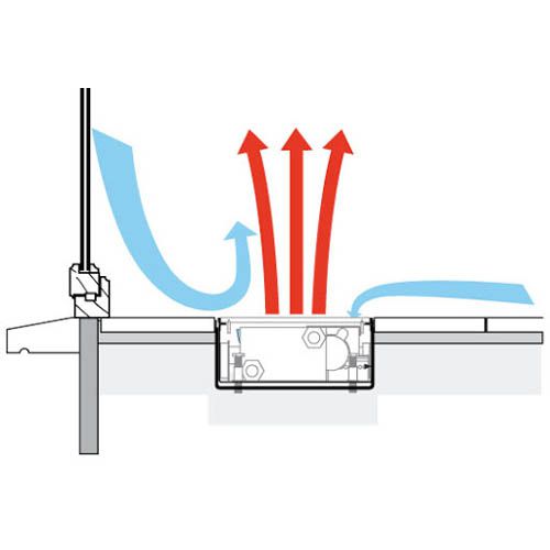 RADIADOR DE BAJA TEMPERATURA PARA SUELO CLIMA CANAL ESTÁNDAR 072